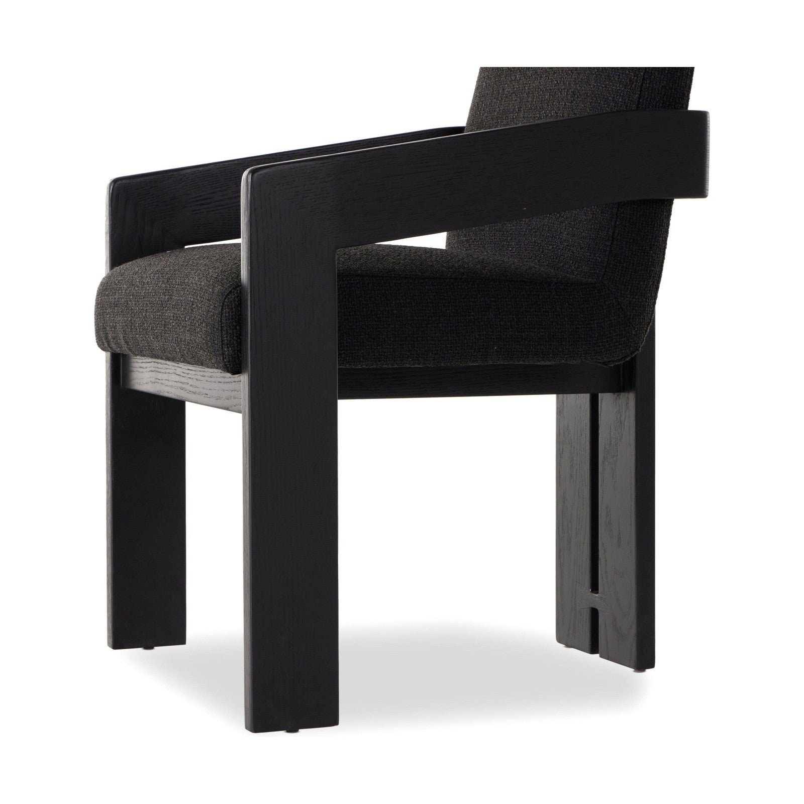 Roxy Dining Armchair-Gibson Black