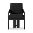Roxy Dining Armchair-Gibson Black