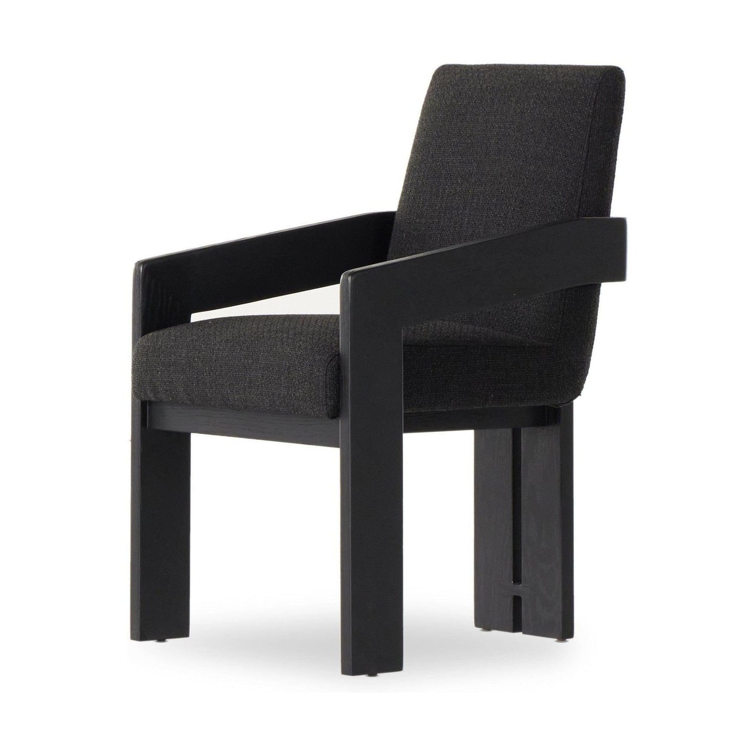 Roxy Dining Armchair-Gibson Black