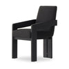 Roxy Dining Armchair-Gibson Black