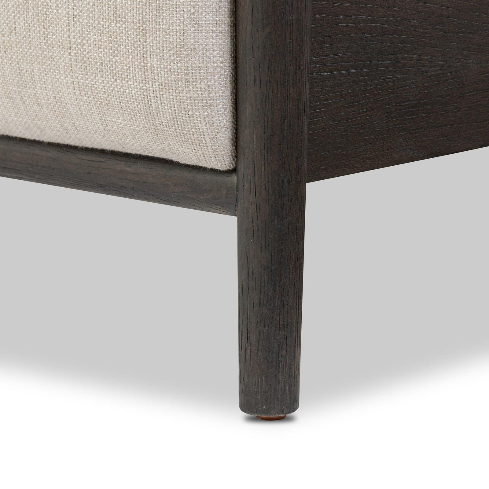 Four Hands Glenview Bed Smoked Black Oak