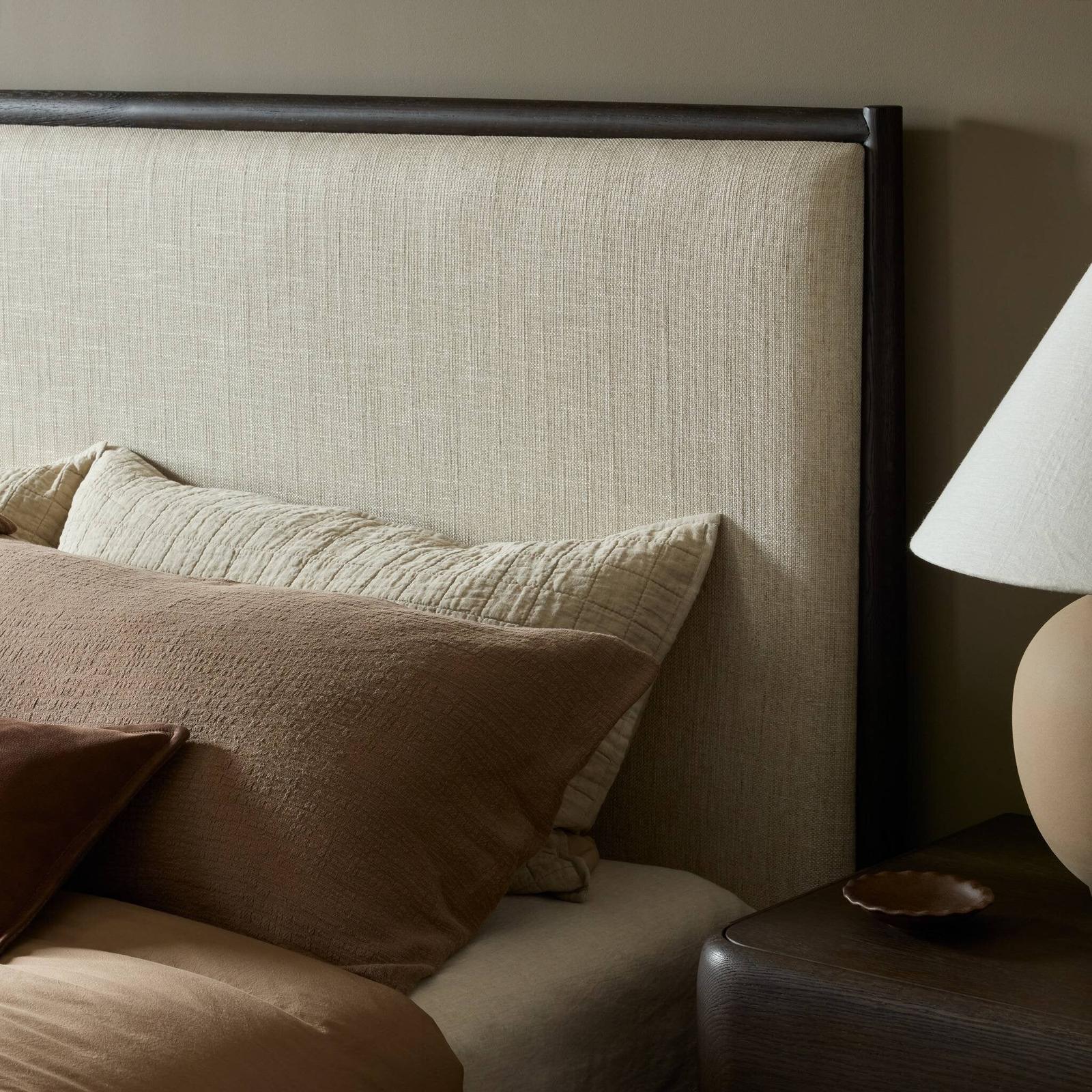Four Hands Glenview Bed Smoked Black Oak