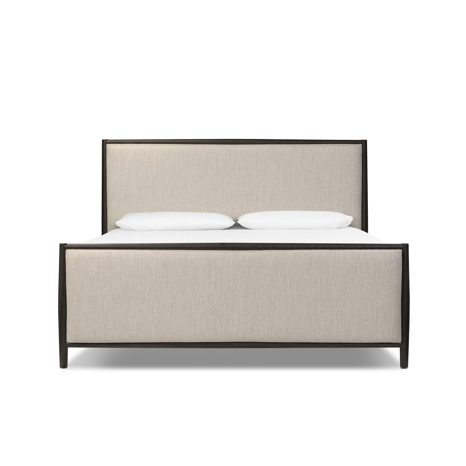 Four Hands Glenview Bed Smoked Black Oak