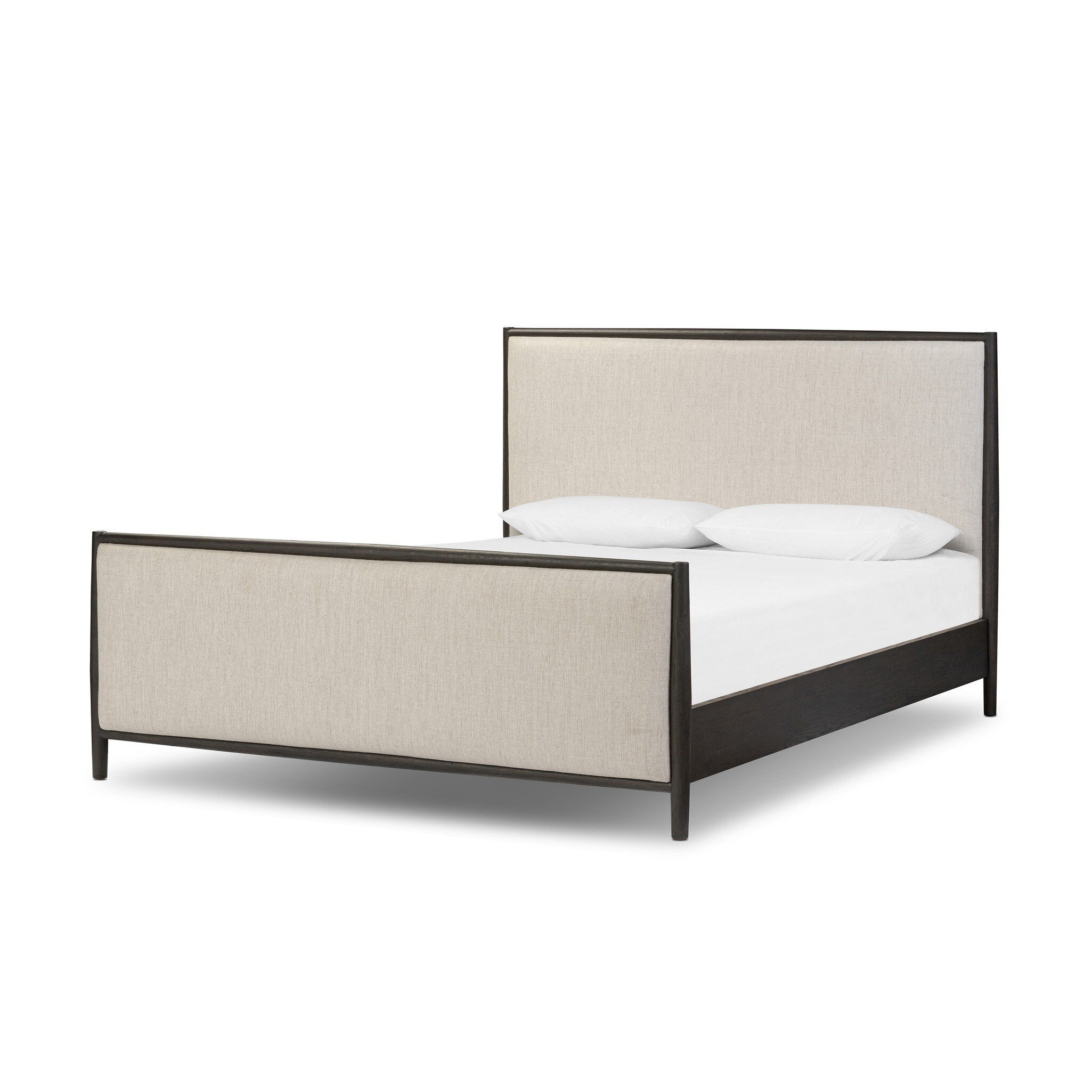 Four Hands Glenview Bed Smoked Black Oak
