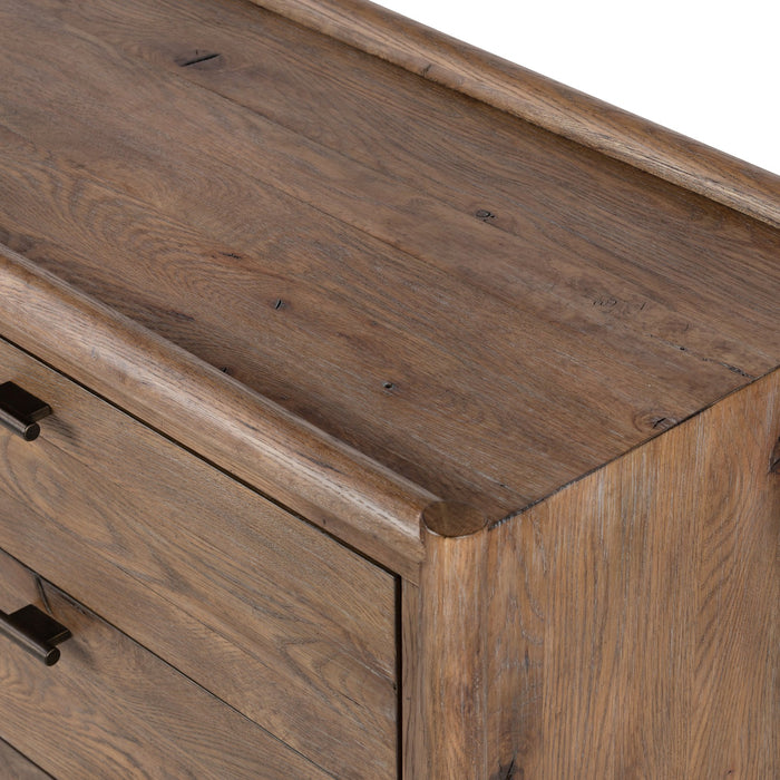 Glenview 6 Drawer Dresser-Weathered Oak