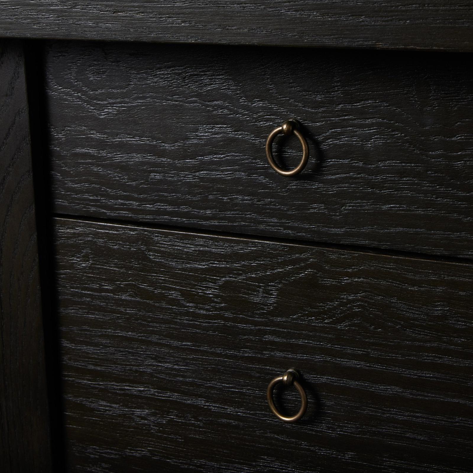 Concord Desk-Charcoal Oak