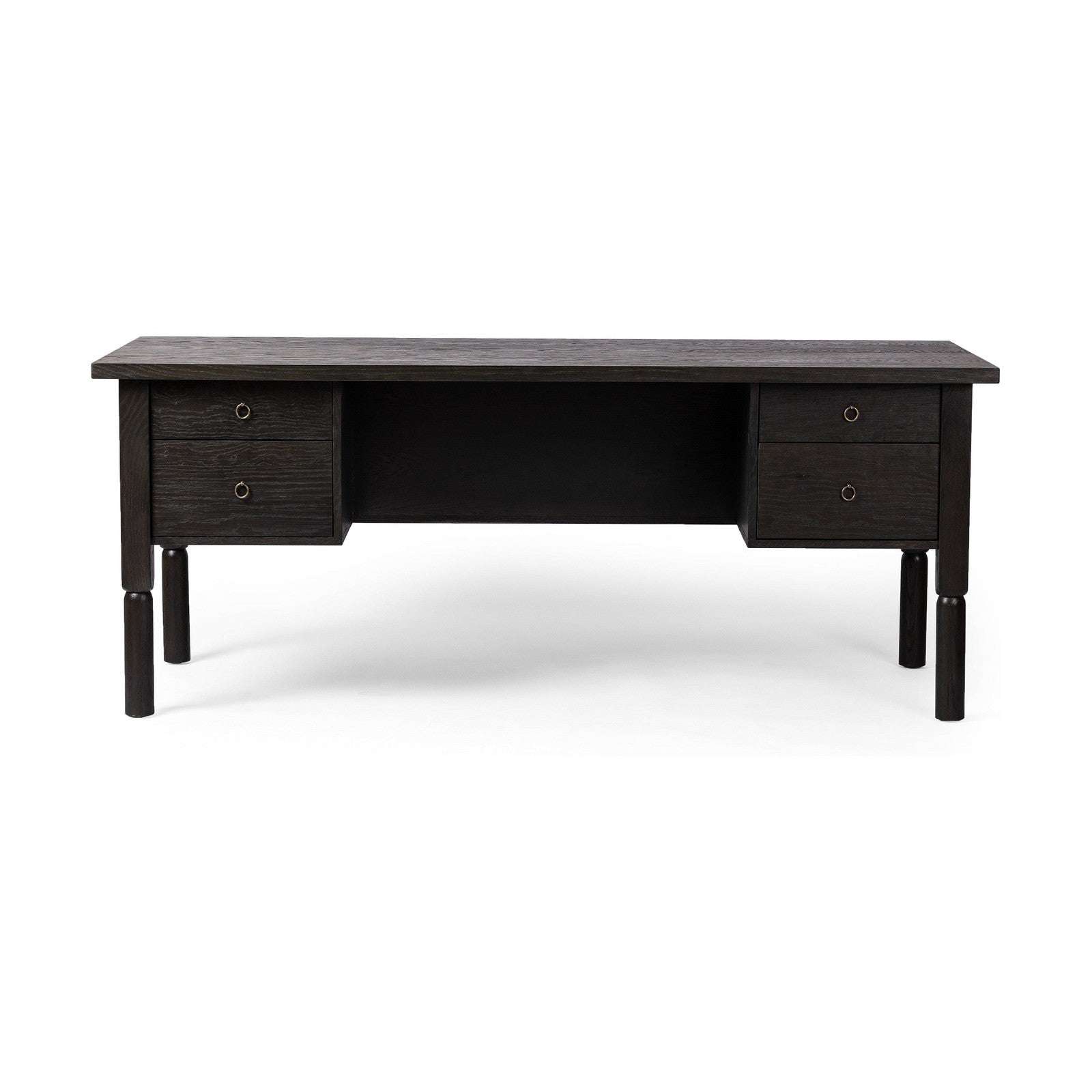 Concord Desk-Charcoal Oak