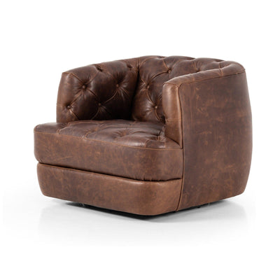 Four Hands Paul Raleigh Cigar Swivel Chair 