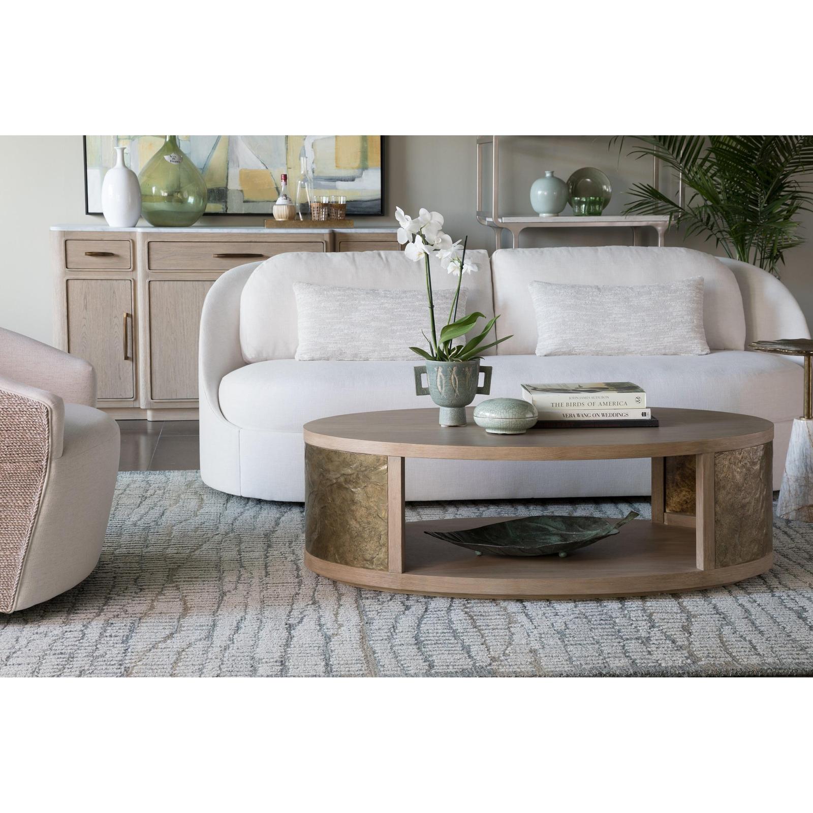 Artistica Home Simpatico Oval Cocktail Table