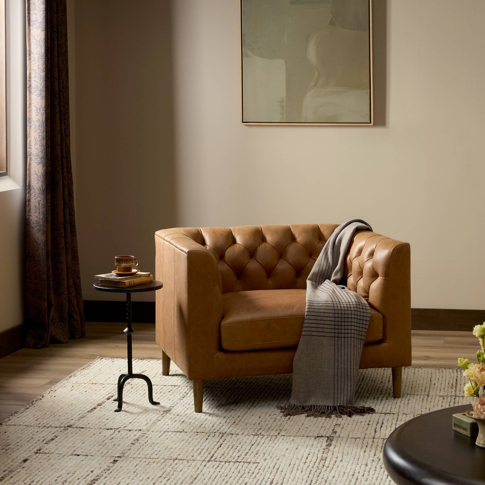 Four Hands Thurston Rounded Leg Chair