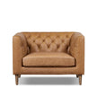 Four Hands Thurston Cascara Cognac Rounded Leg Chair