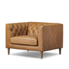 Four Hands Thurston Cascara Cognac Rounded Leg Chair