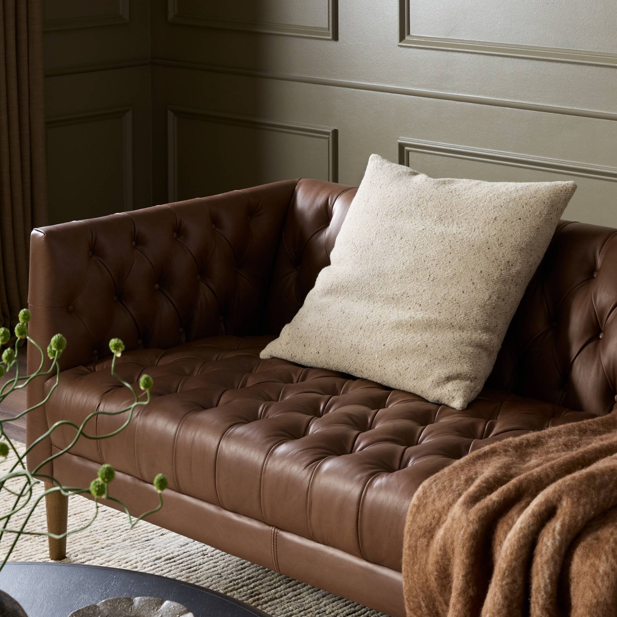 Four Hands Stonewash Linen Pillow