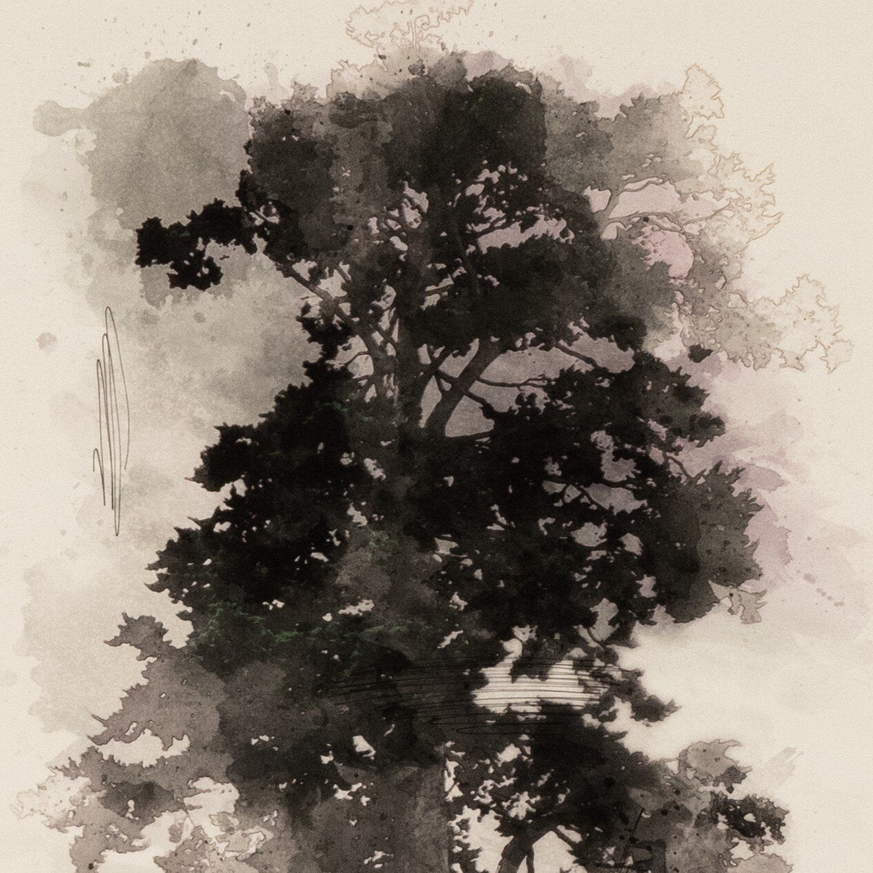 Tree Sketch I By Coup D'esprit