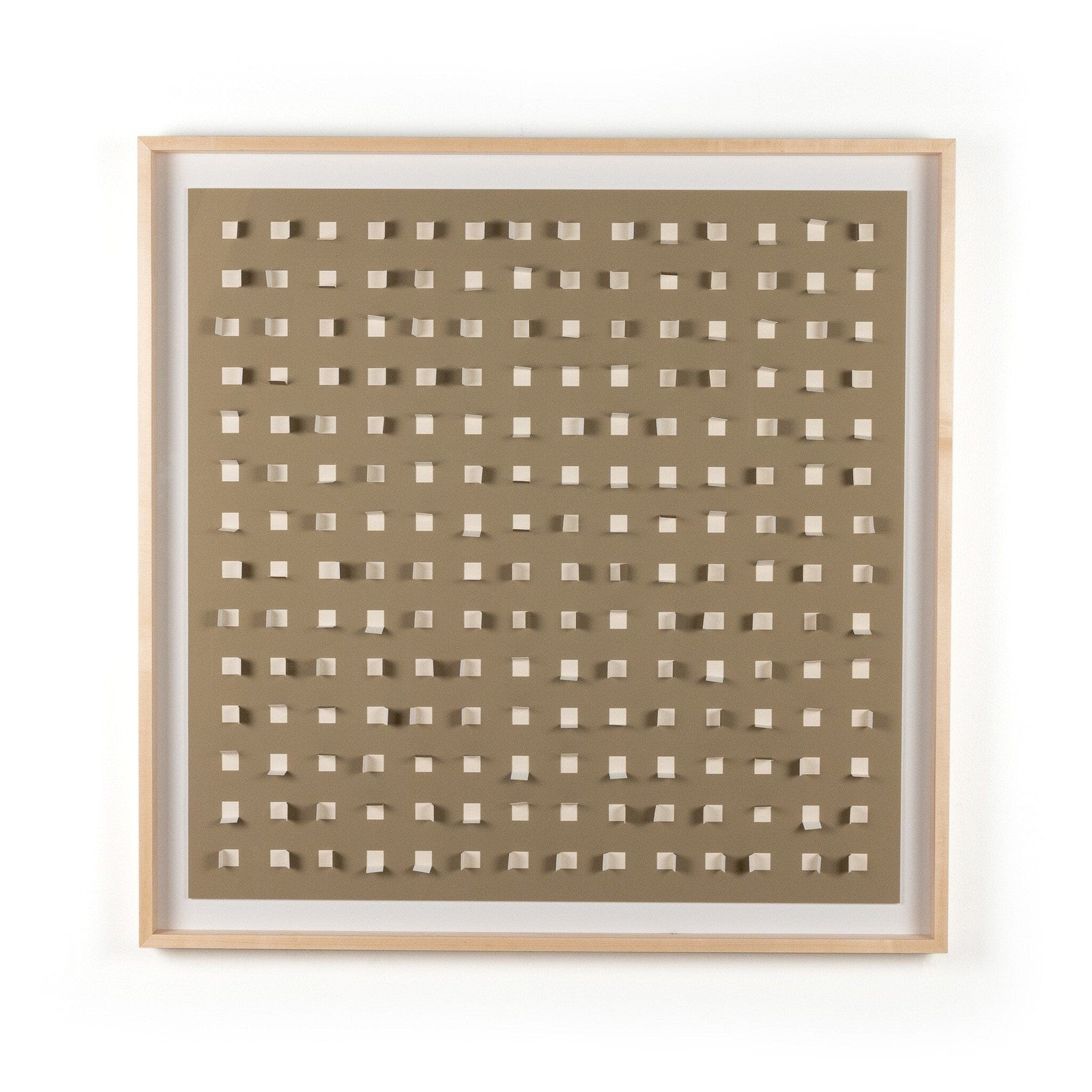 See Through Taupe By Fh Art Studio