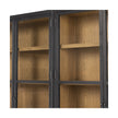 Four Hands Millie Panel and Glass Door Double Cabinet