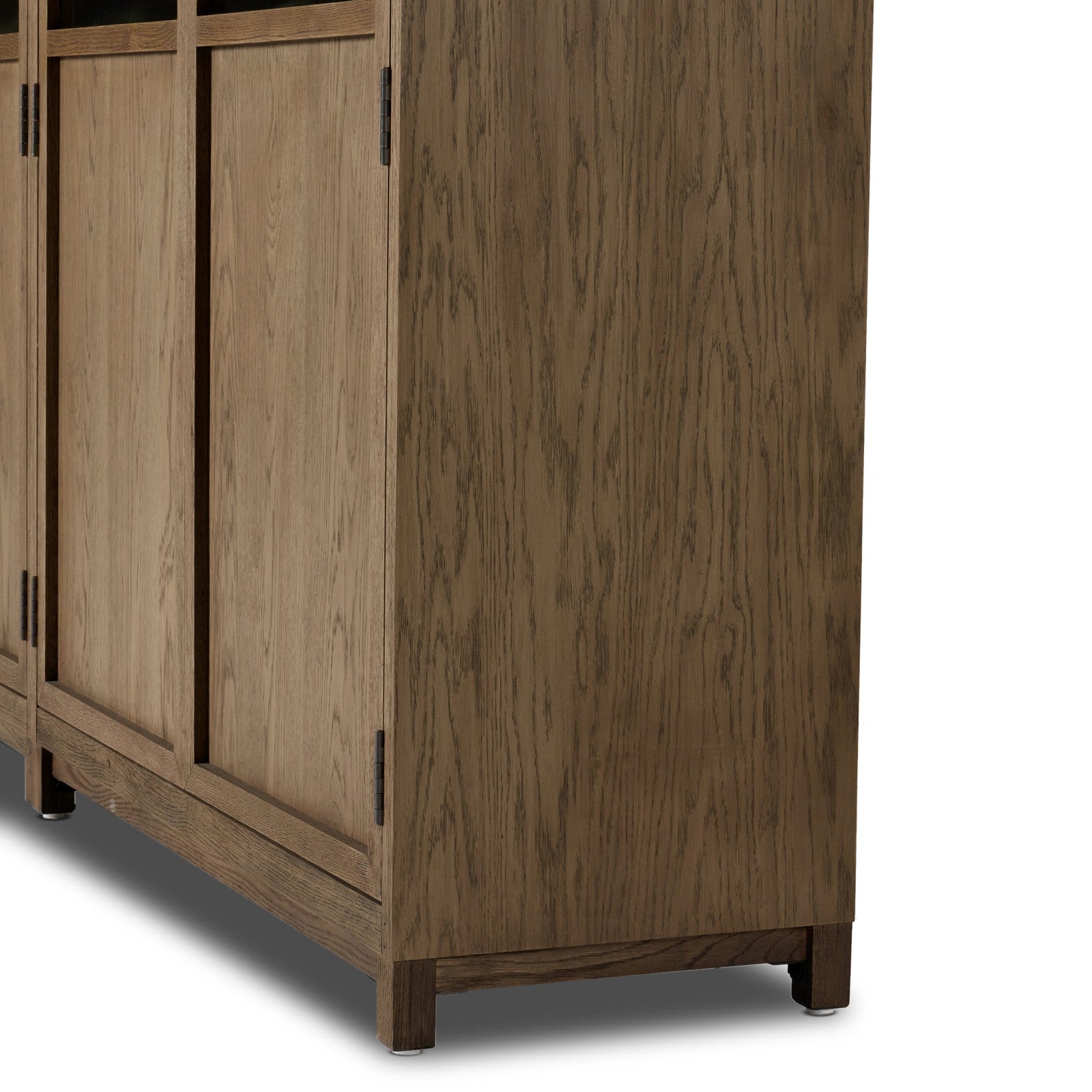 Four Hands Millie Panel and Glass Door Double Cabinet
