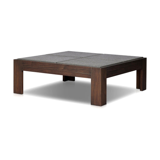 Norte Outdoor Coffee Table-Saddle Brown