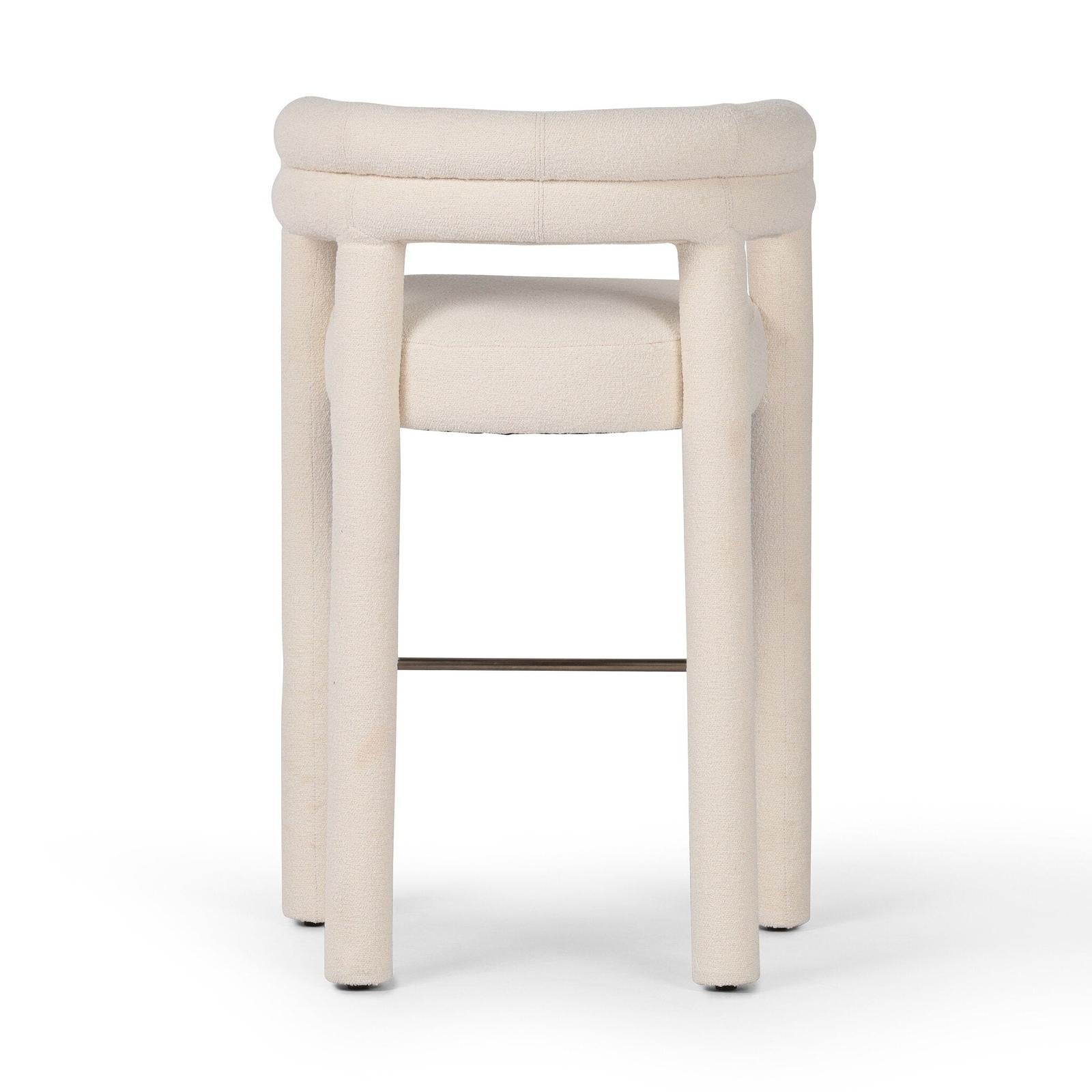 Four Hands Tacova Bar + Counter Stool Florence Cream