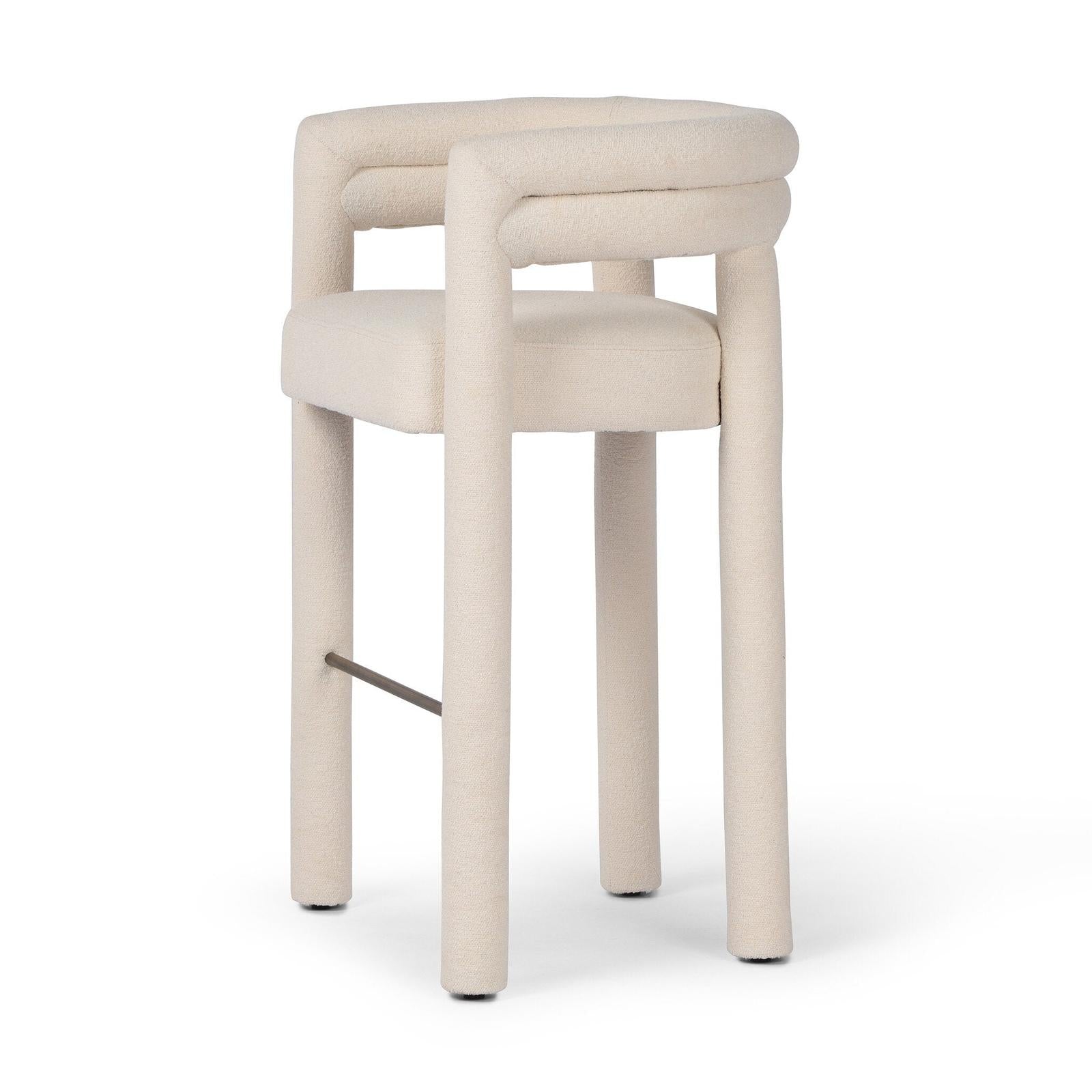 Four Hands Tacova Bar + Counter Stool Florence Cream