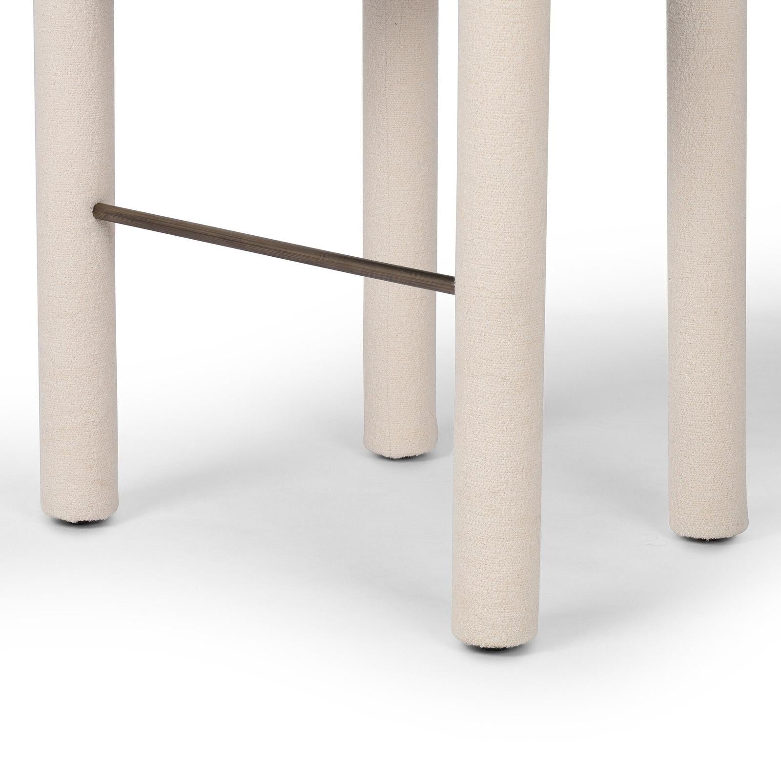 Four Hands Tacova Bar + Counter Stool Florence Cream
