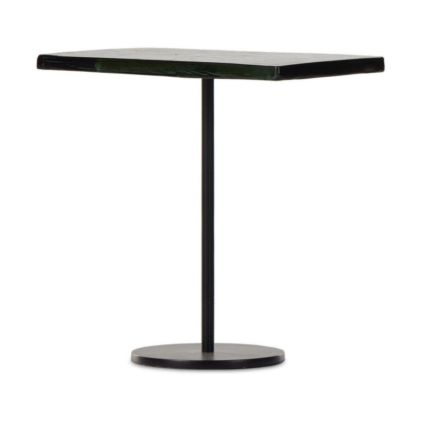 Zevon End Table-Moss Cast Glass
