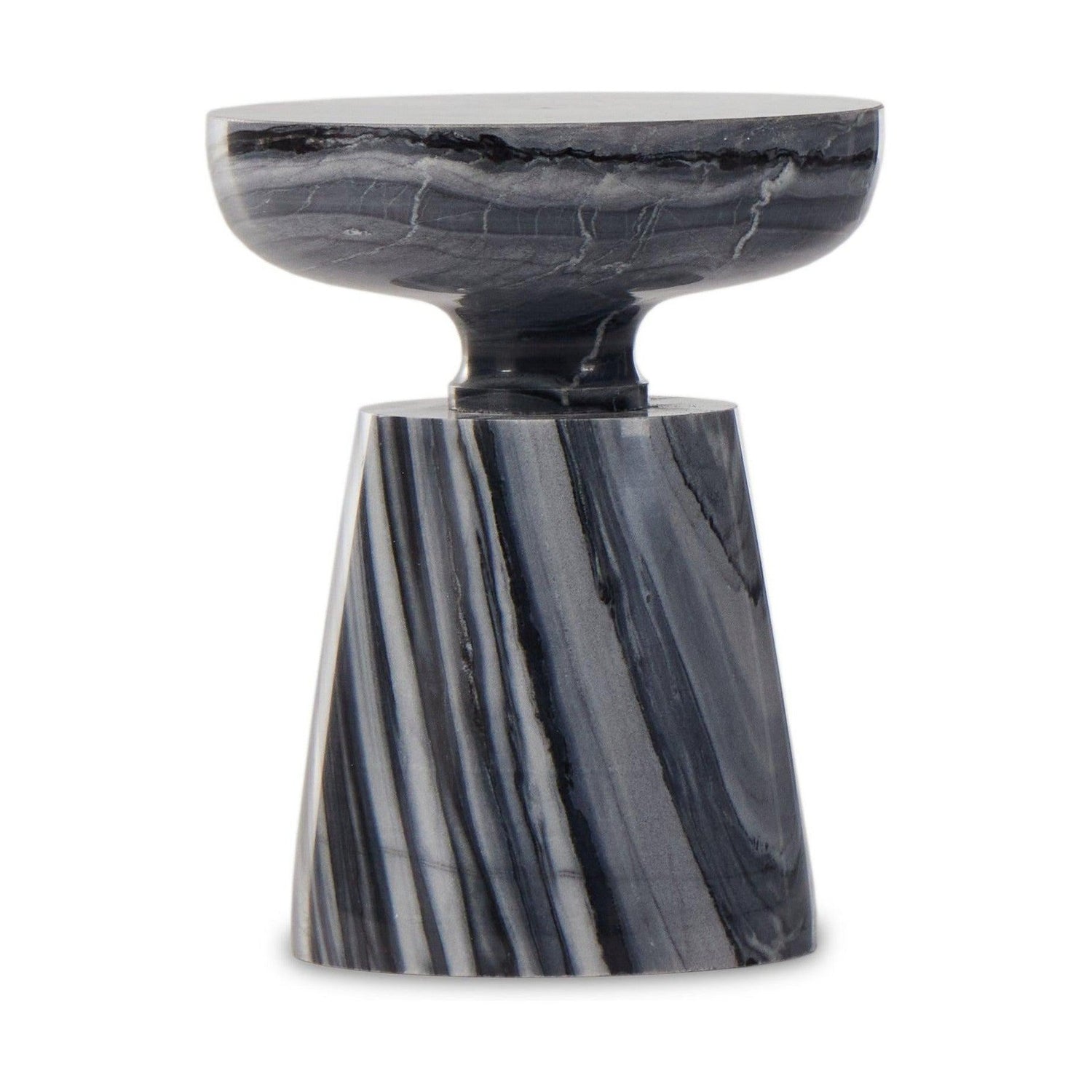 Rowe End Table-Ebony Marble