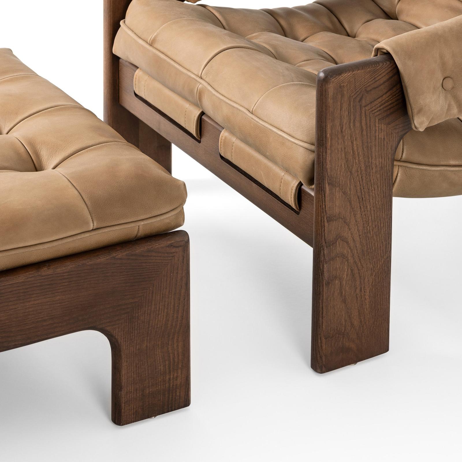 Halston Chair with Ottoman