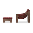Halston Chair With Ottoman