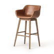 Four Hands Hannah Swivel Bar + Counter Stool Sonoma Chestnut