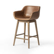 Four Hands Hannah Swivel Bar + Counter Stool Sonoma Chestnut