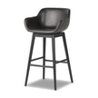 Four Hands Hannah Swivel Bar + Counter Stool Sonoma Black