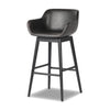 Four Hands Hannah Swivel Bar + Counter Stool Sonoma Black