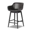 Four Hands Hannah Swivel Bar + Counter Stool Sonoma Black