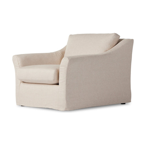 Delray Slipcover Chair And A Half-Creme