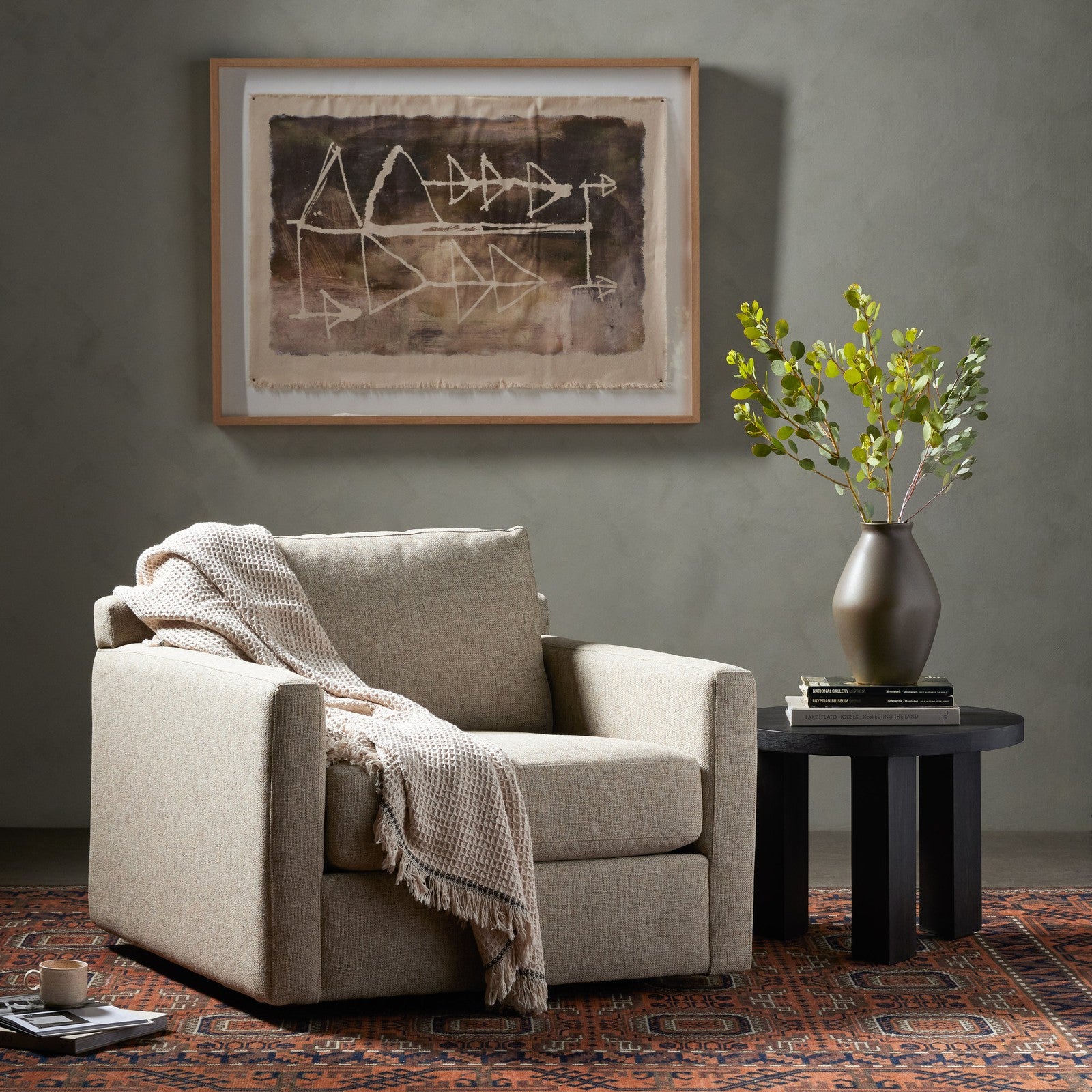 Hampton Swivel Chair-Delta Sand