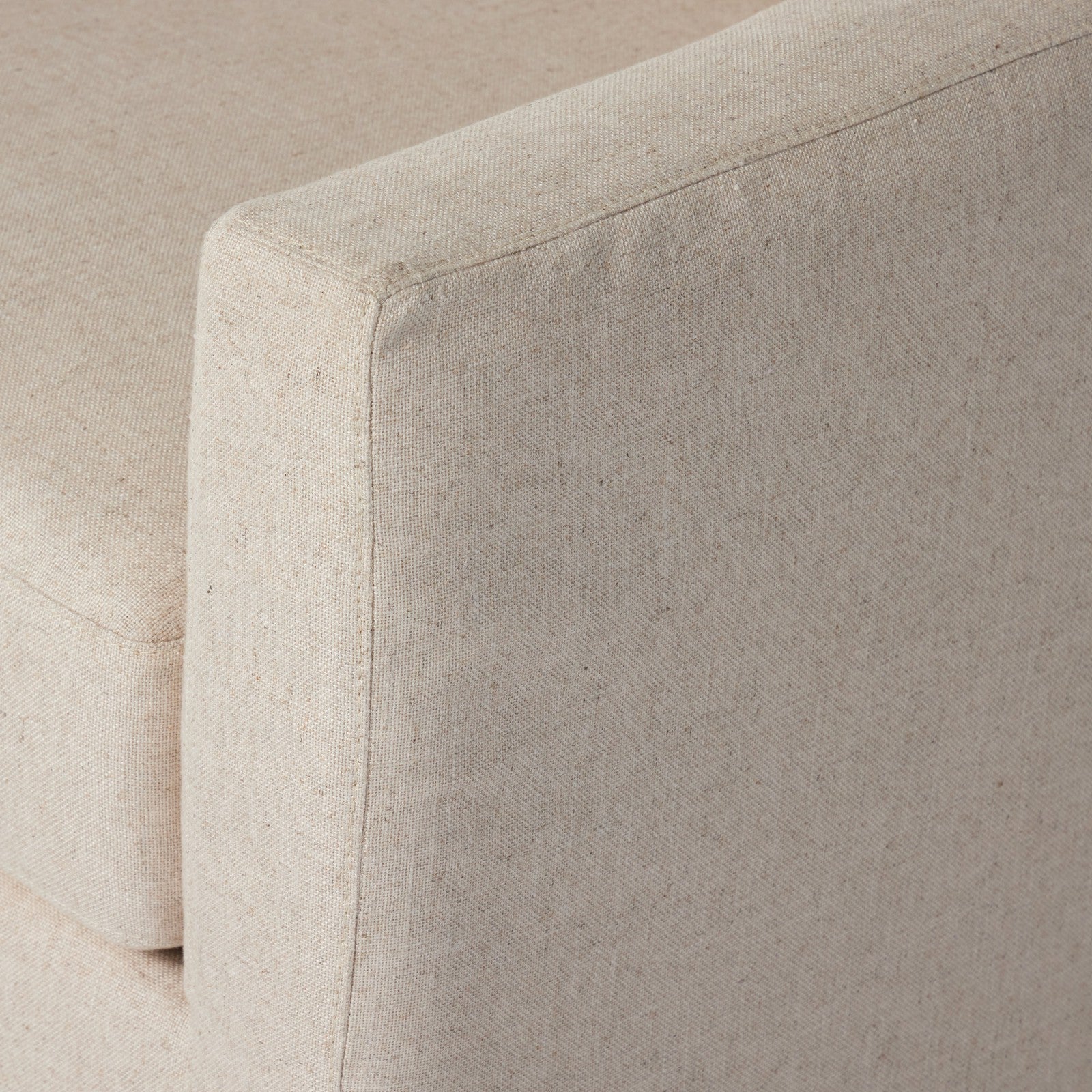 Hampton Slipcover Swivel Chair-Creme