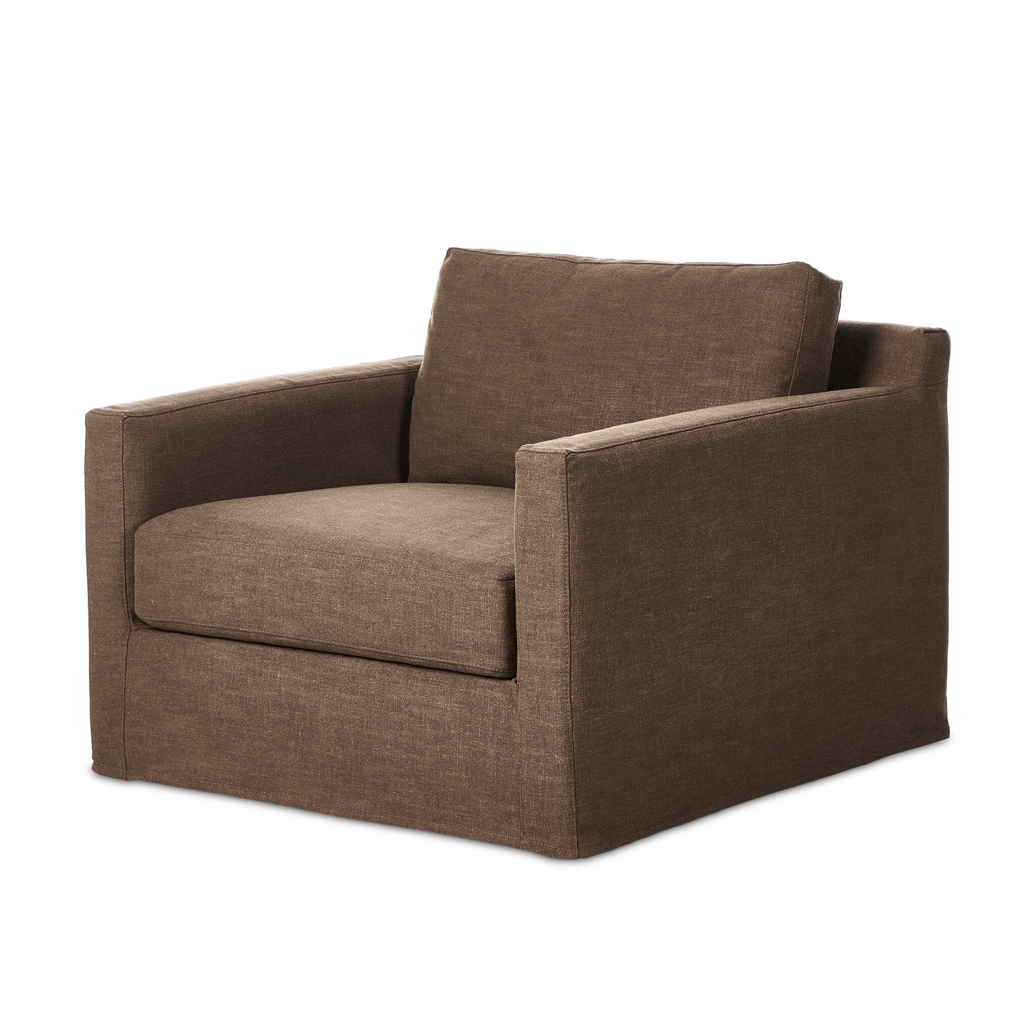 Four Hands Hampton Slipcover Swivel Chair