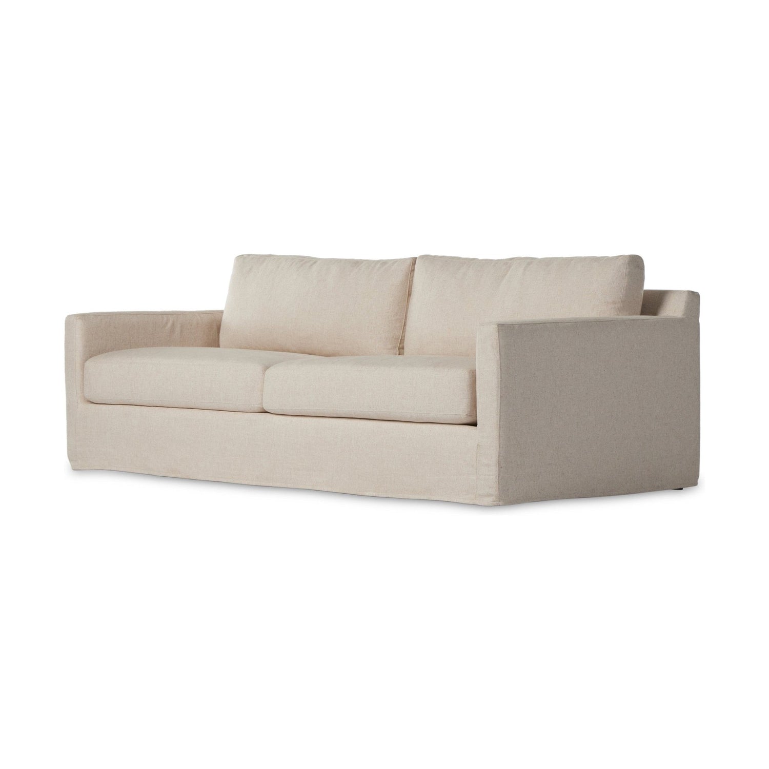 Hampton Slipcover Sofa-93"-Evere Creme