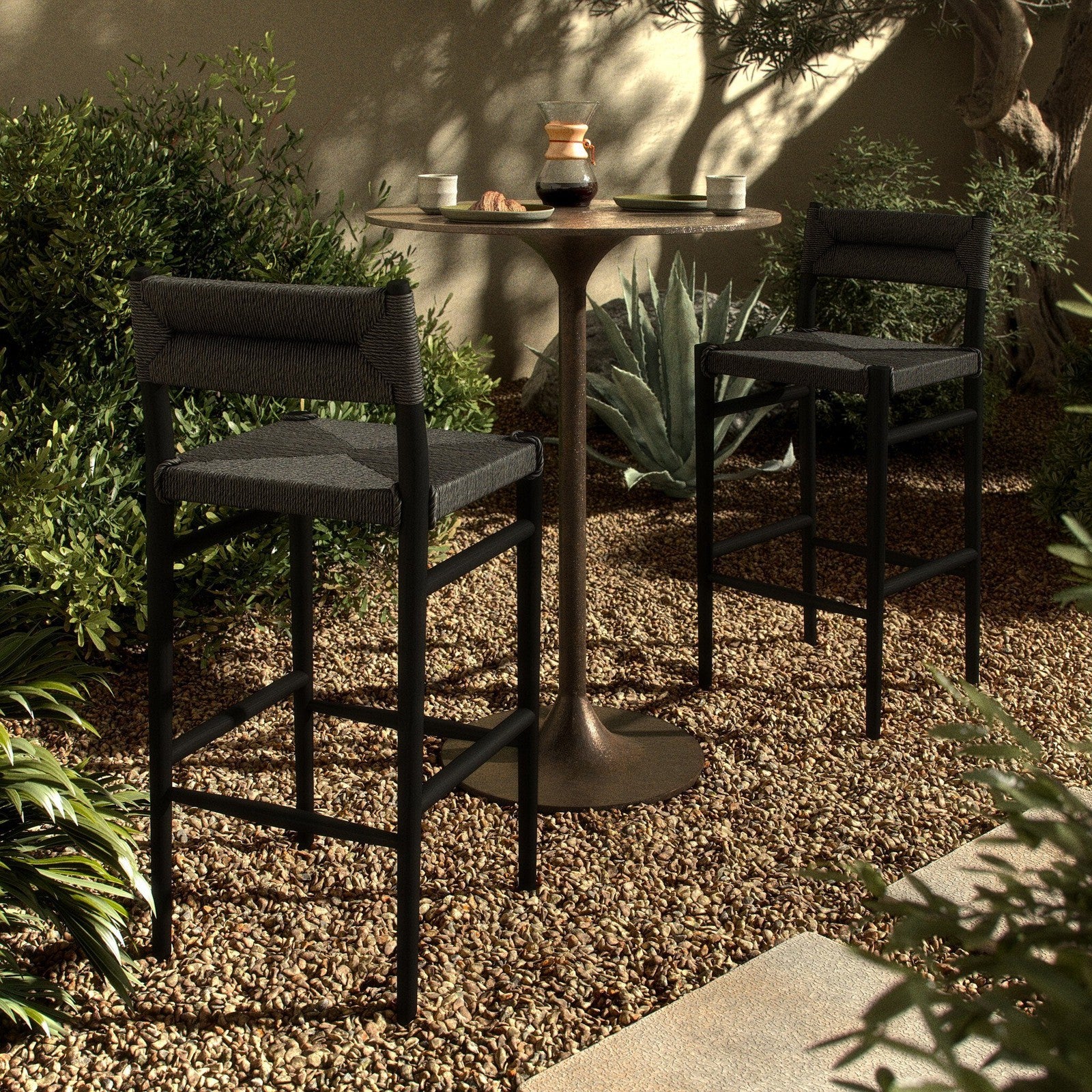 Four Hands Lomas Bar Outdoor Stool