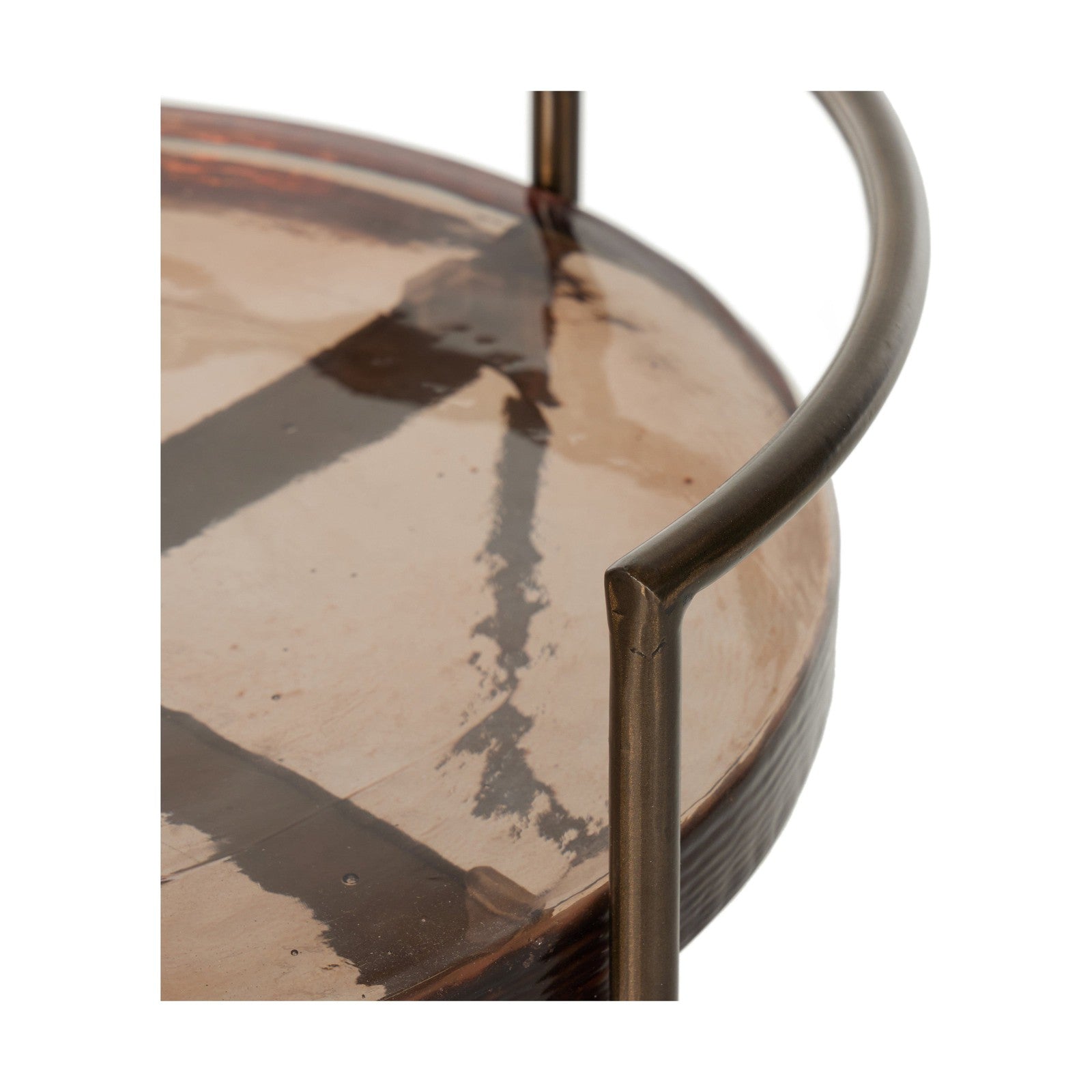 Mira Bar-Smoked Brown Cast Glass