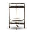 Mira Bar-Smoked Brown Cast Glass