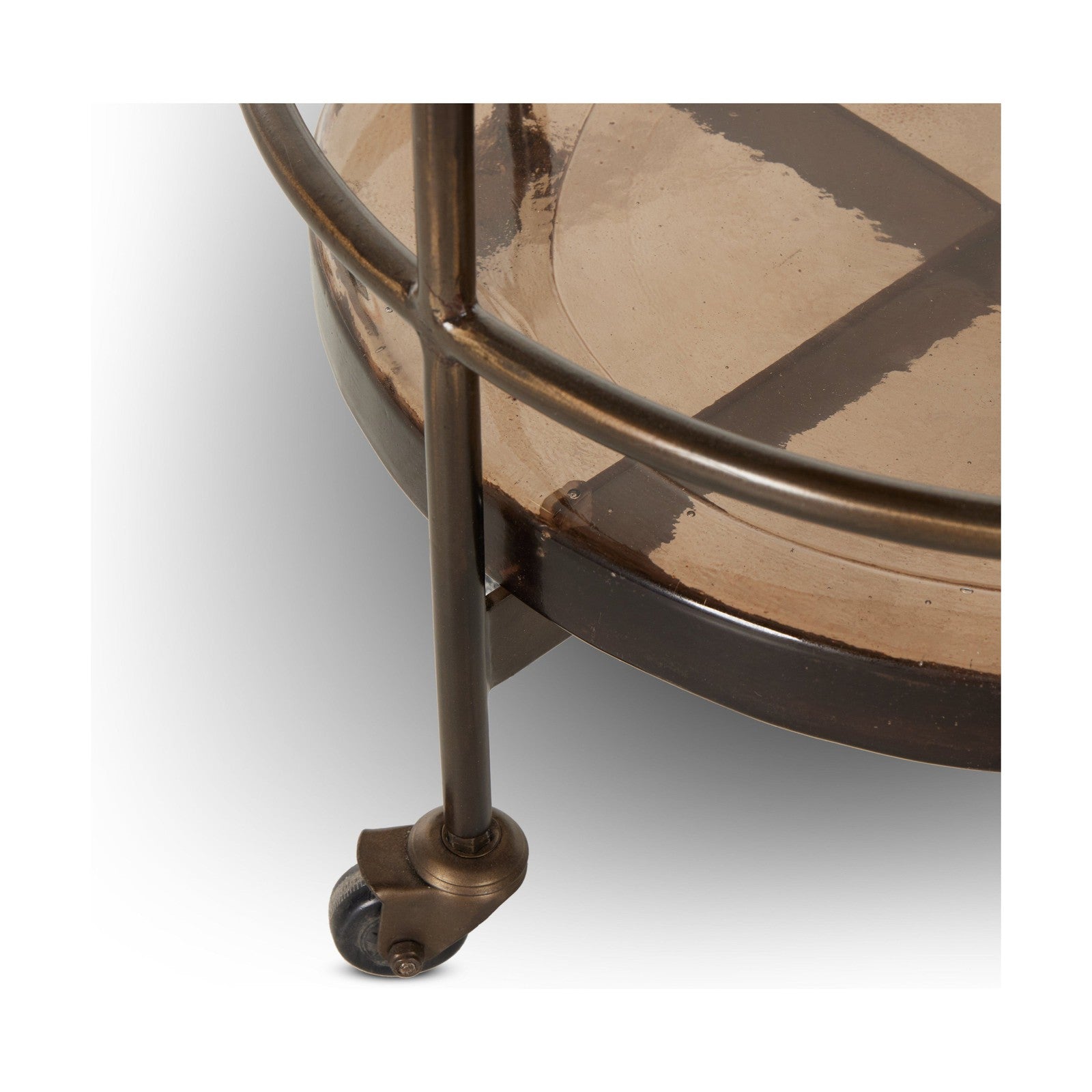 Mira Bar-Smoked Brown Cast Glass