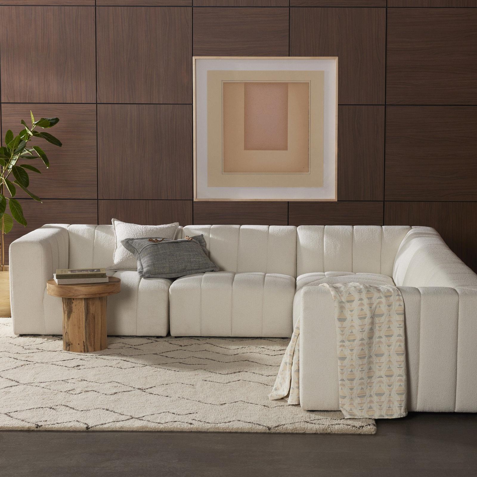 Four Hands Langham Channeled 5-Piece Sectional