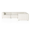 Four Hands Langham Channeled 5-Piece Sectional