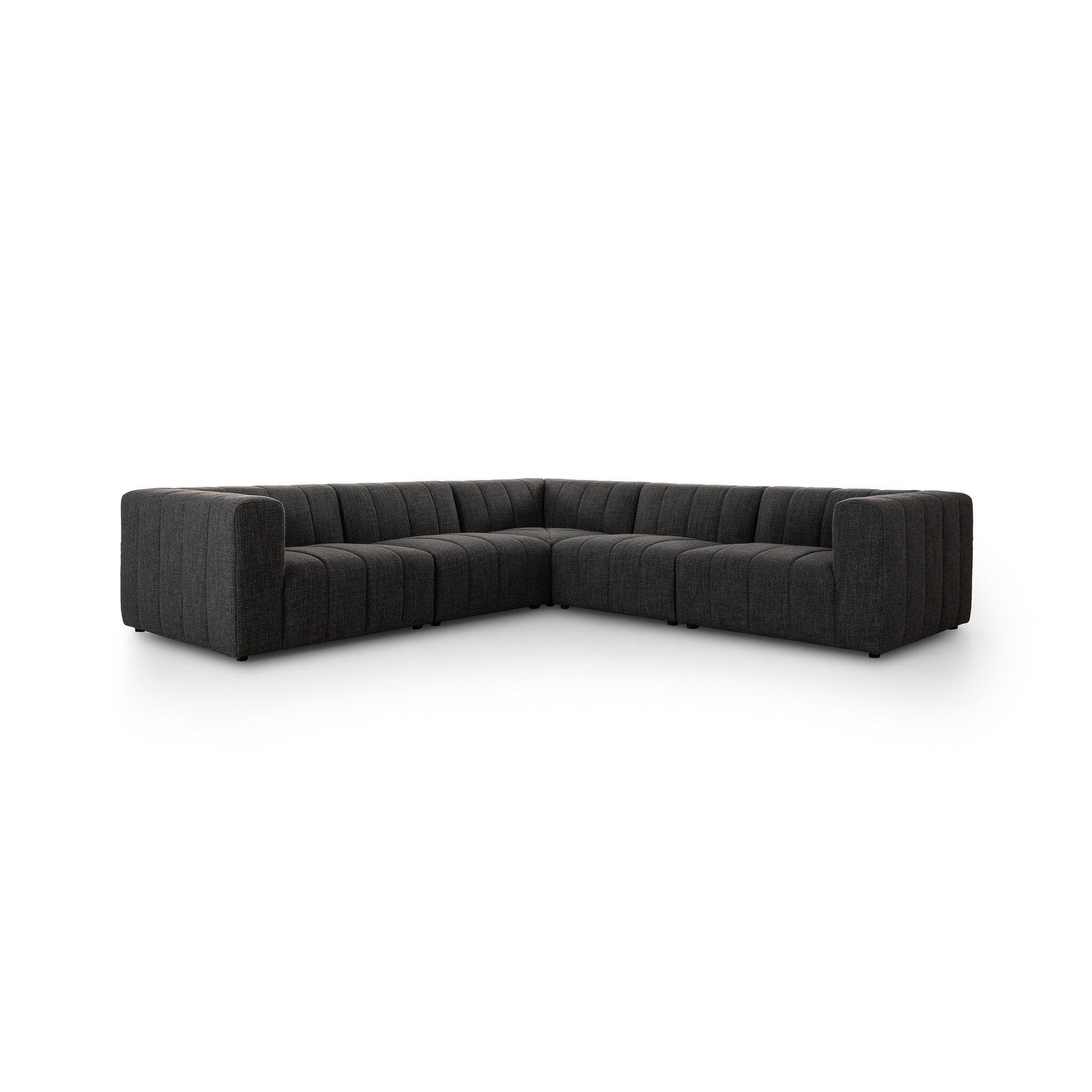 Four Hands Langham Channeled 5-Piece Sectional