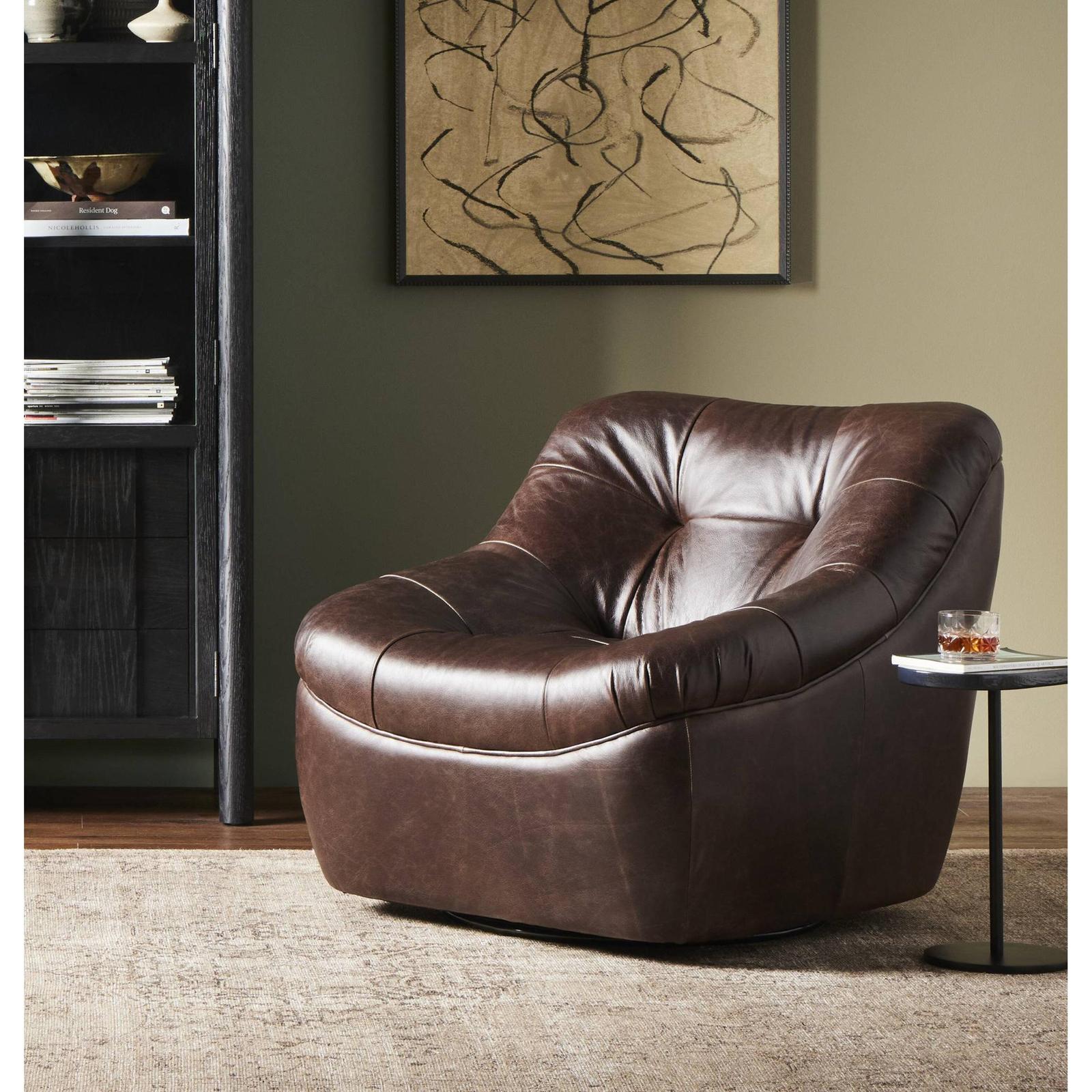 Farley Swivel Chair-Conroe Cigar