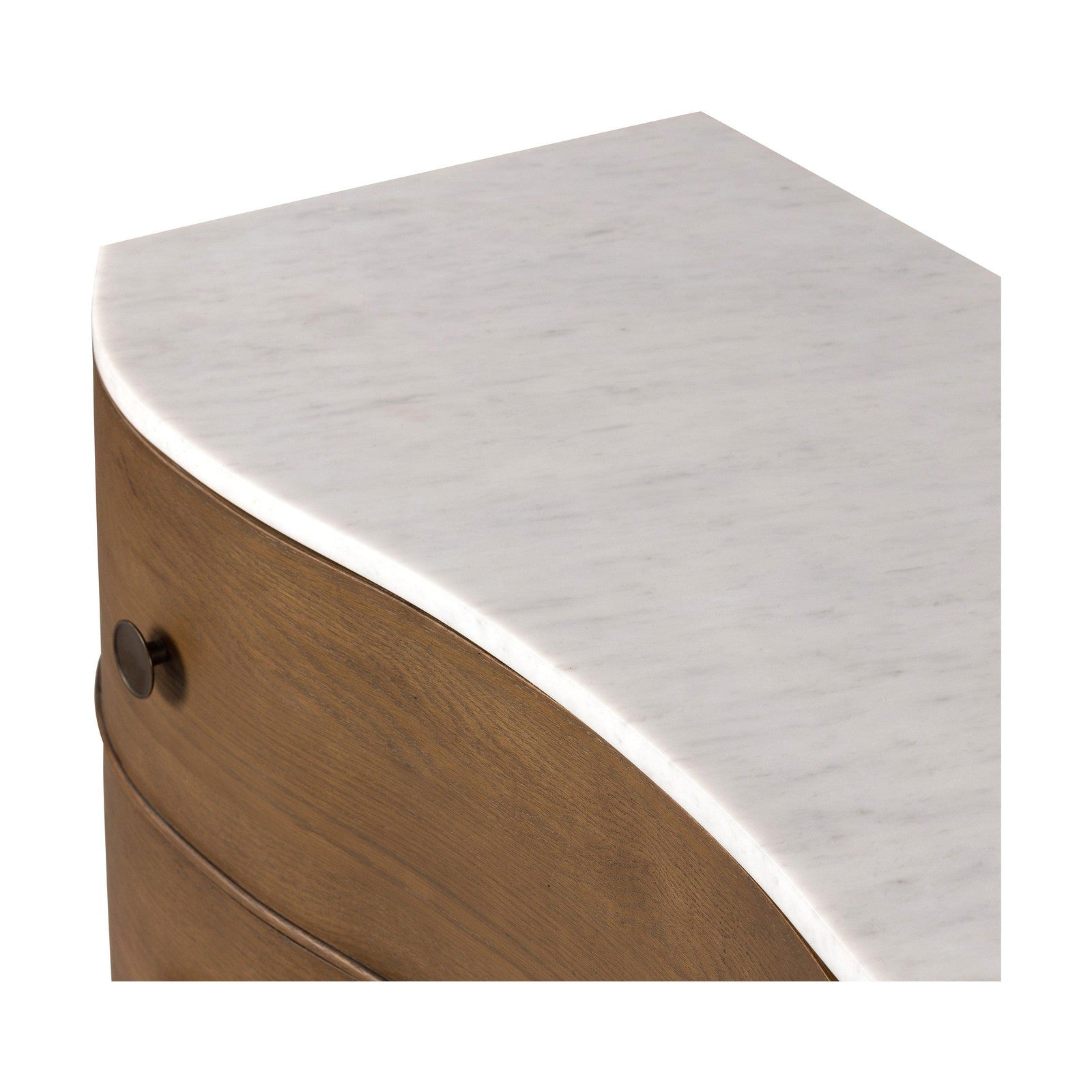 Tiago Marble Chest-Toasted Oak