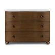 Tiago Marble Chest-Toasted Oak