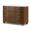 Tiago Marble Chest-Toasted Oak